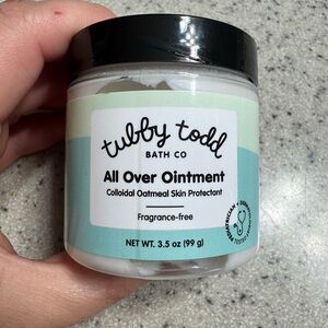 Tubby Todd All Over Ointment Fragrance-Free – Gentle Moisturizer (Mint Green)